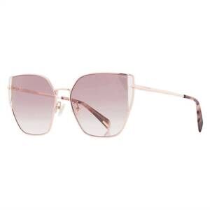 NEW POLICE women's gradient butterfly sunglasses in copper gold